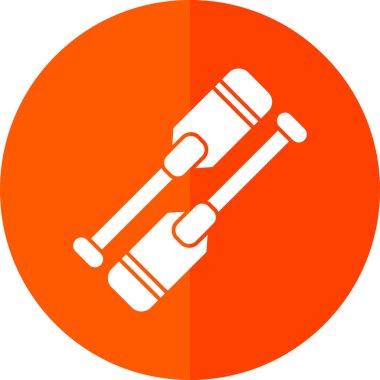 İzole edilmiş tek bir ikonun vektör illüstrasyonu