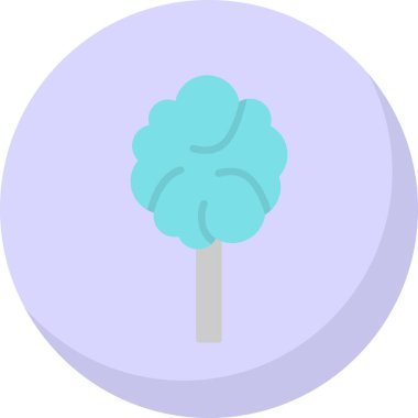 Pamuk helva ikonu, vektör illüstrasyonu 