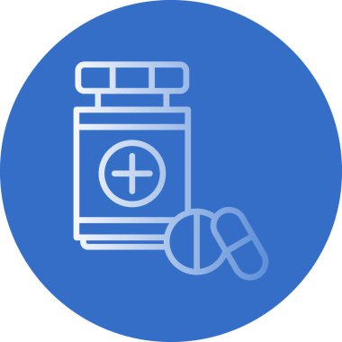 Tıp simgesi vektör illüstrasyonu