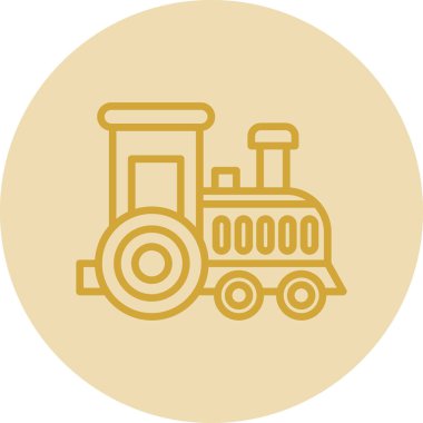 Toy train. web icon simple design