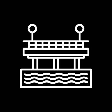 yüzme havuzu vektör çizimi tasarımı