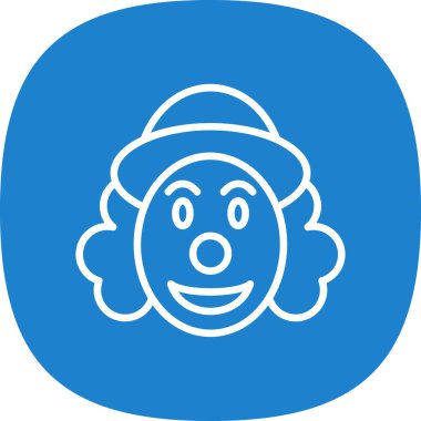 Maskeli bir kızın vektör çizimi