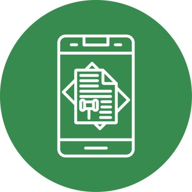 Rapor simgesi, vektör illüstrasyonu 