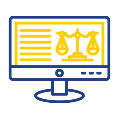 Web tasarım vektör çizgisi simgesi