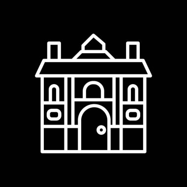 ev simgesi vektör illüstrasyonu