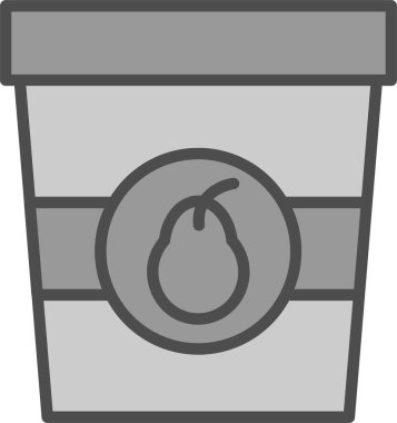 Gıda simgesinin vektör illüstrasyonu