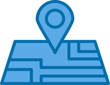 harita pin konumu simgesi düz biçimli