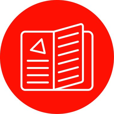 menü düz simgesi, vektör illüstrasyonu