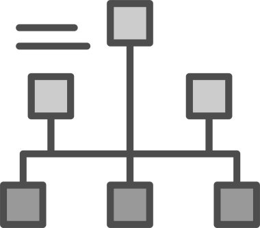 ağ bağlantısı simgesi, vektör illüstrasyonu