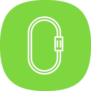 Karabina simgesi, vektör illüstrasyonu