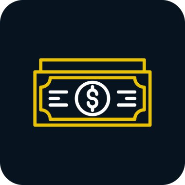 Web ve mobil uygulama tasarımınız için para simgesi, dolar logosu konsepti 