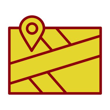 konum pin konum simgesi, vektör arkaplan 