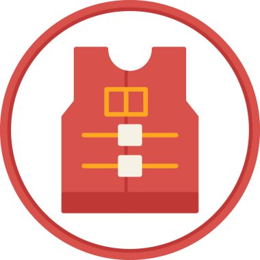 yelek simgesi, vektör biçimi