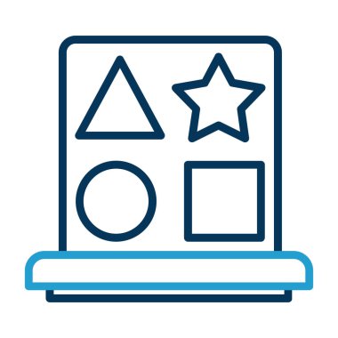 yıldız simgesi vektör illüstrasyonu