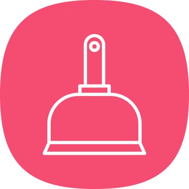 Vektör çan web simgesi