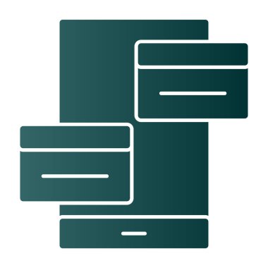 veri depolama simgesi. vektör çizim