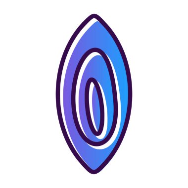 mavi yuvarlak logo ve O harfi.