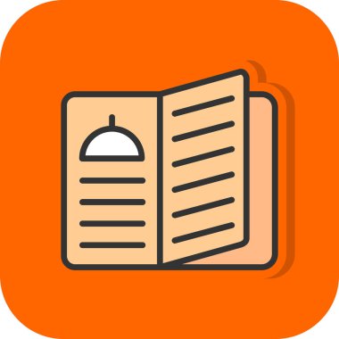 menü düz simgesi, vektör illüstrasyonu