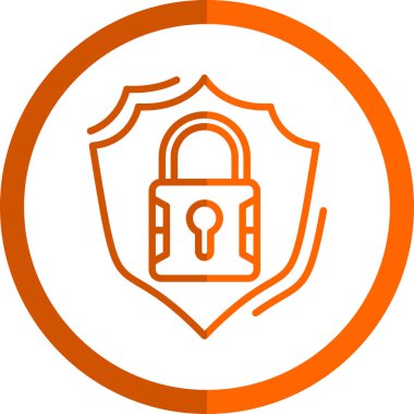 güvenli simge vektör çizim 