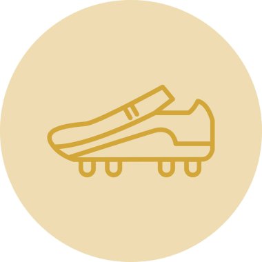 Futbol önyükleme kutsal kişilerin resmi, vektör çizim 