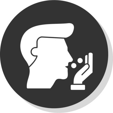Sigaralı bir adamın vektör çizimi