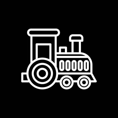 Toy train. web icon simple design