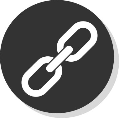 Zincir simgesi, vektör illüstrasyonu