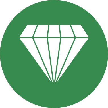 Gemstone web simgesi basit illüstrasyon