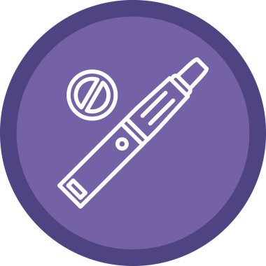 Hiç Sigara İçilmez işareti, vektör çizim 