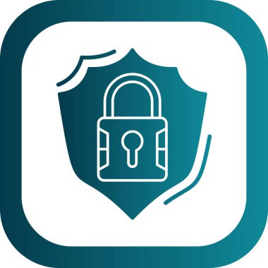 güvenli simge vektör çizim 