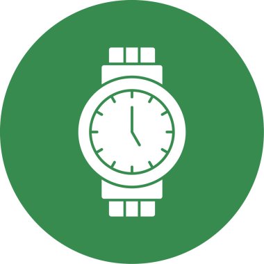 Kol saati web simgesi basit illüstrasyon 