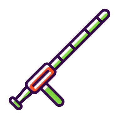 Çizgi film modern simgesinin vektör illüstrasyonu