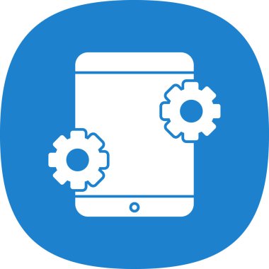 mobil uygulama simgesi, vektör illüstrasyonu basit tasarım