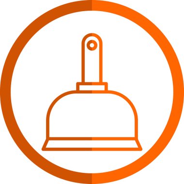 Zil. Web simgesi basit illüstrasyon