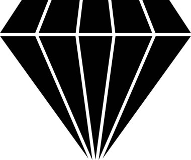 Gemstone web simgesi basit illüstrasyon