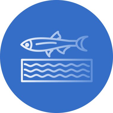 Ringa balığı simgesi vektör illüstrasyonu 