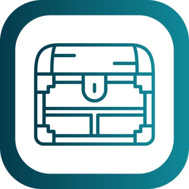 Mavi çizgi evrak çantası simgesi beyaz arkaplanda izole edildi. İş sözleşmesi. İş portföyü. Mavi kare düğme. vektör illüstrasyonu