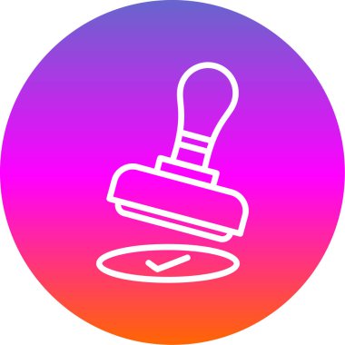 Modern simgenin vektör illüstrasyonu