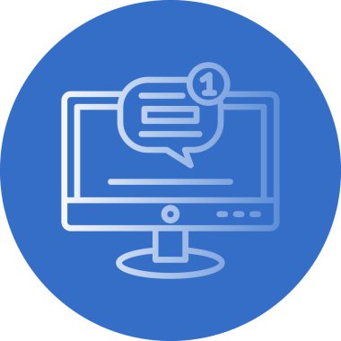 bilgisayar simgesi, vektör illüstrasyonu.