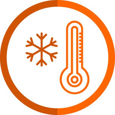 Sıcaklık. Web simgesi basit illüstrasyon