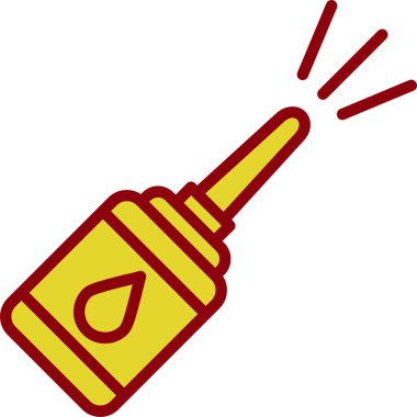 Burun spreyi ikonu. vektör illüstrasyonu                       