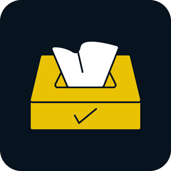 Tissue box web icon, vector illustration