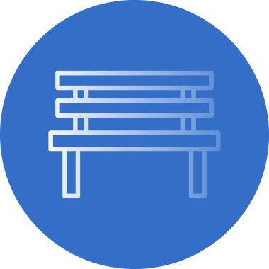 Bir bank simgesinin vektör illüstrasyonu