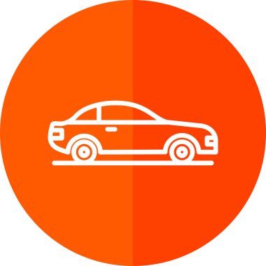 araba web simgesi, vektör illüstrasyonu 