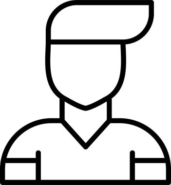 kullanıcı. Web simgesi basit tasarım