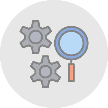 arama motoru optimizasyon simgesi düz biçimli 