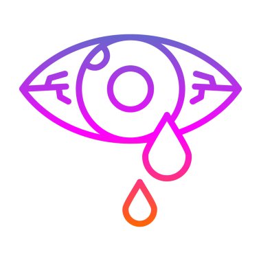 Kan damlası ikonu. özet çizimi