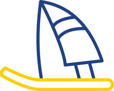 Tekne. Web simgesi basit illüstrasyon 