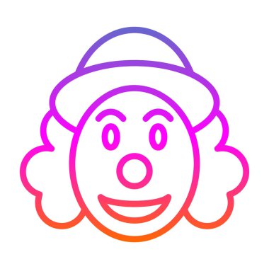 Soytarı. Web simgesi basit tasarım