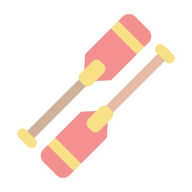 Çapraz çubuklar, illüstrasyon, vektör, beyaz arka plan.